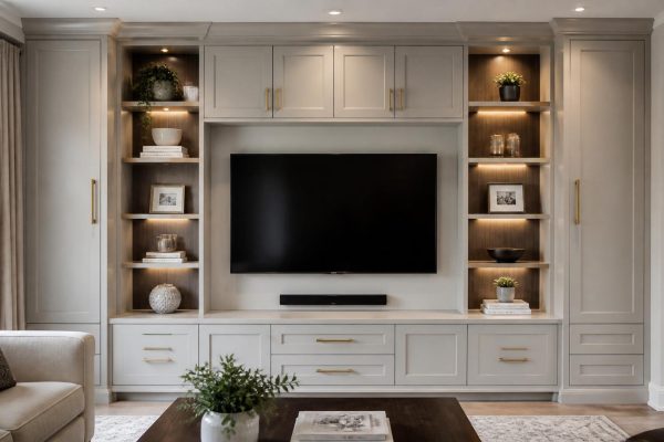 Custom TV wall units-1
